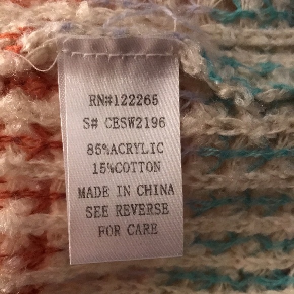 HOMEBODY V NECK FLUFFY/SHAGGY FAUX FUR SWEATER SIZE SMALL - Picture 8 of 10